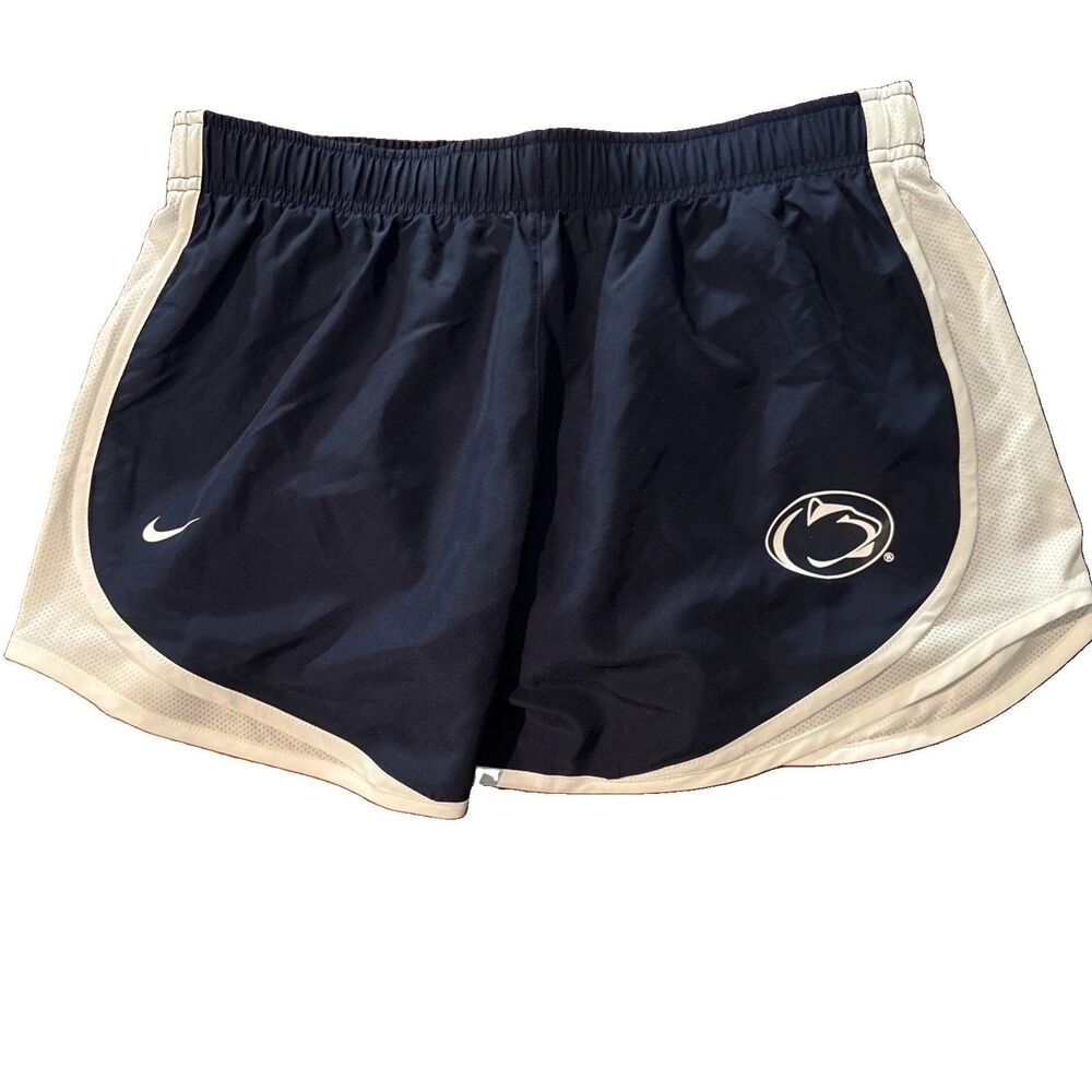 Nike Penn State Nittany Lions Women's Dri-FIT Tempo Running Shorts M Navy
